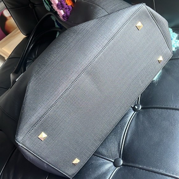 Dagne Dover Signature Classic Coated Canvas Tote - Picture 7 of 8